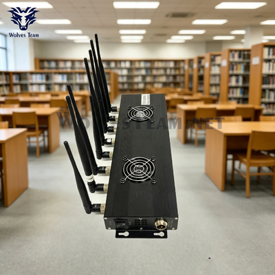 50 Meter Desktop Anticelular Jammer de sinal para salas de aula e biblioteca da escola
