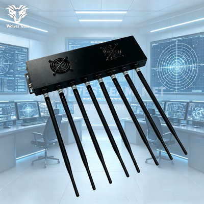 Jammer claro do telefone da antena do poder superior de 8 faixas e jammer de GPS