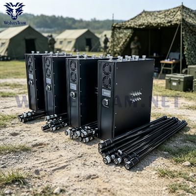 8 Bandas Manpack Signal Jammer Com Antenas Omnidirecionais e Bateria para Aplicação da Lei