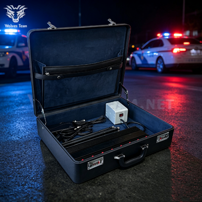 Supressor de Sinal de Mesa Portátil em Maleta para Resposta de Emergência e Patrulha de Campo