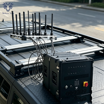 600W 12‑Band High Power Vehicle‑Mounted RF Signal Suppressor Mobile Wireless Control Unit for Security Deployment