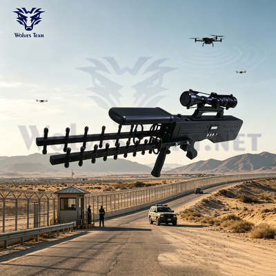 30W Portable Anti‑Drone RF Suppression Gun Maximum 500‑Metre Effective Coverage For Border Areas