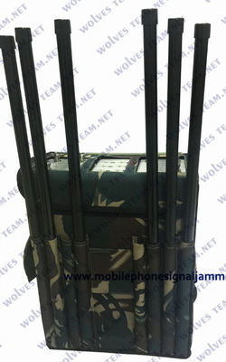 Dispositivo de bloqueio de sinal móvel 5G Sigmal Bloqueio de sinal GPS WiFi RF com tipo de mochila
