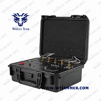 Militar Todos os telemóveis 300w 300M Outdoor Jammer de sinal
