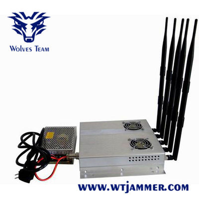 Jammer interno do sinal 25W da antena 60m da G/M CDMA 3G WIFI 5