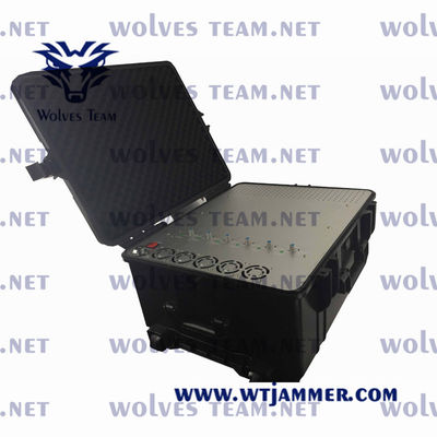 12 bandas portátil Full Frequency Waterproof Outdoor Jammer Todos os sinais de telefone celular Jammer