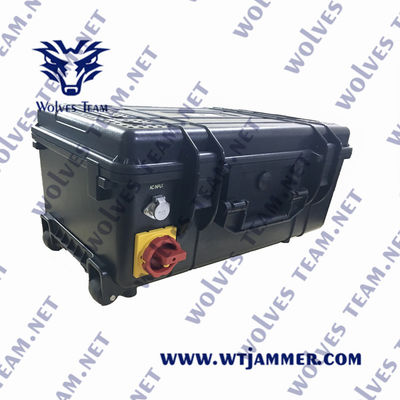 Militar Alta Potência Full Frequency Todos os interferentes de telemóvel personalizar sinal de frequência impermeável interferentes externos