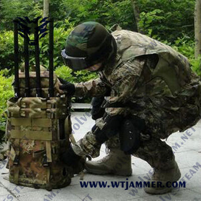 80 Watt High Power EOD Mochila 4G 5G Jammer de sinal de telemóvel Manpack RF Jammer