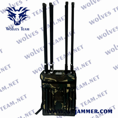 5 jammer do sinal do zangão da trouxa das faixas 90w GPS WIFI5.8G