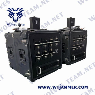 Impotente GSM CDMA 1000 metros 1300W IED Bomb Jammer