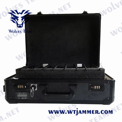 8 canais CDMA 120W sinal de telefone móvel jammer 5dBi antena