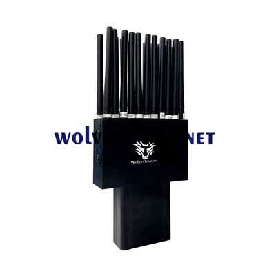 868MHz Indoor 3G 4G 5G Jammer de sinal GPS L1 L2 L5 Lojack WiFi GPS RF 22 Bandas
