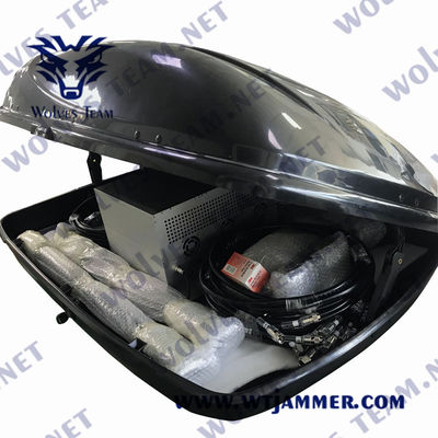 GSM CDMA Jammer de sinal sem fio 3G 4G 5G WIFI 1000W Car Bomb