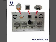 8 faixas exteriores jammer do veículo do Uav do zangão de 400 watts anti