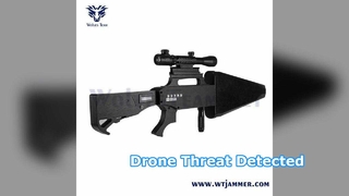 Dispositivo bloqueador de drone tipo arma