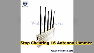 Branco 20-100 Metros GPS/wifi/bluetooth/celularSignal Jammer