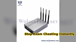 Montagem interna da parede do jammer móvel do sinal de wifi de 4 antenas gsm cdma wifi para reunião secreta de alto nível