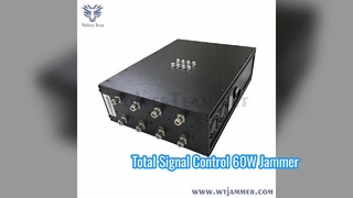 Bloqueadores de sinal sem fio de 8 faixas de 160 W com antenas omnidirecionais e bateria integrada