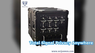 Jammer portátil do sinal do telefone celular do poder superior do jammer da bomba do veículo das forças armadas de 600W 12 faixas