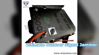 Jammer portátil de sinal portátil de 10 bandas de 500 W, ideal para eventos temporários de alto perfil.