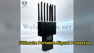 16 jammer Handheld do sinal do telefone celular do watt 5G da antena 16 com bateria para dentro