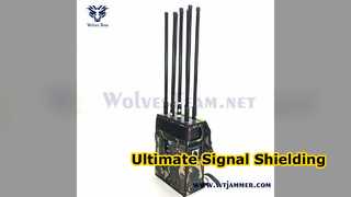 Drone IED de GPS WiFi do jammer do sinal de 8 antenas